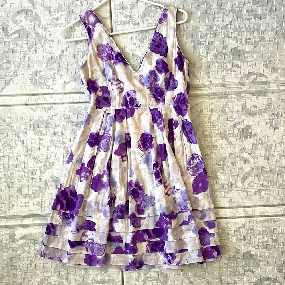 BB Dakota purple Floral Dress